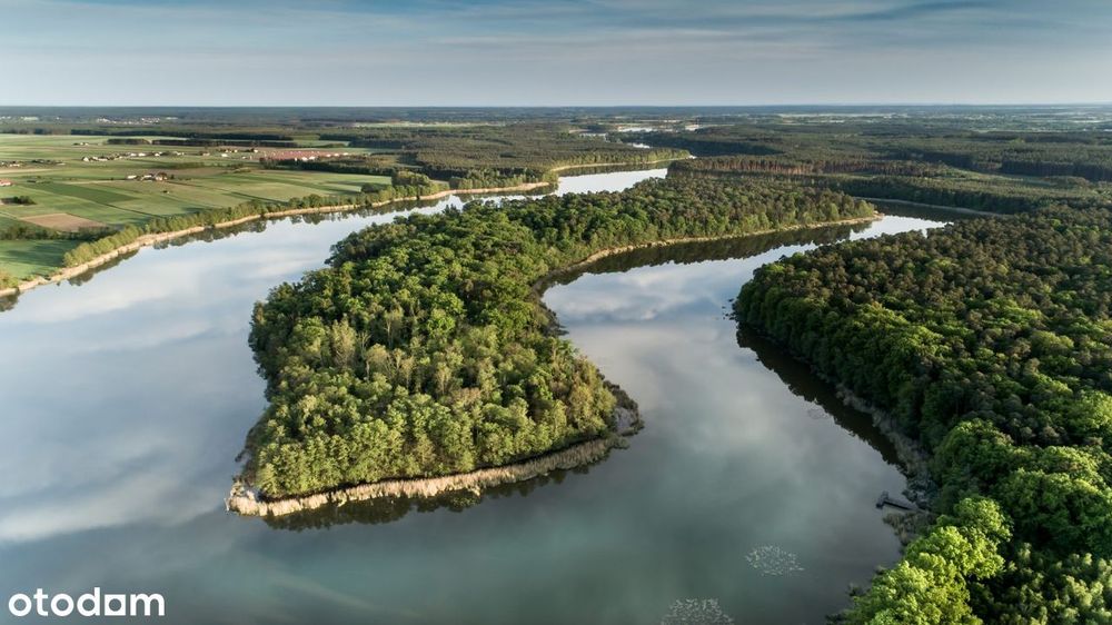 Działka nad jeziorem k. Boszkowa -Perkowo