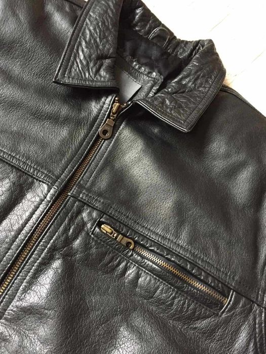 Чоловiча шкiряна куртка Genuine Real Leather (Iталiя) р.L