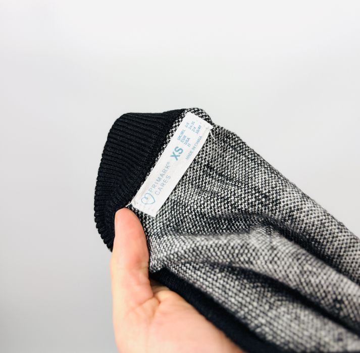 Sweterkowa kamizelka w kratę XS 34 Primark