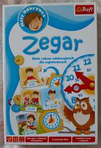 Trefl Zegar gra edukacyjna + Gratis Scratch & Colouring Art