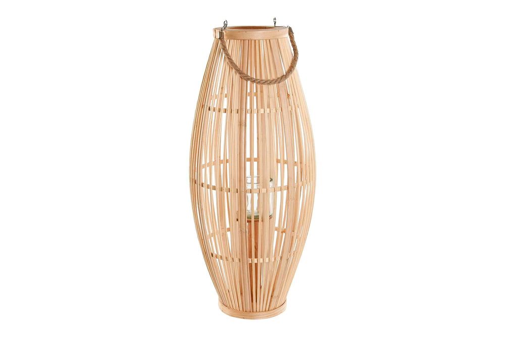 Lanterna de Bamboo Vime cor Natural - 2 Medidas By Arcoazul