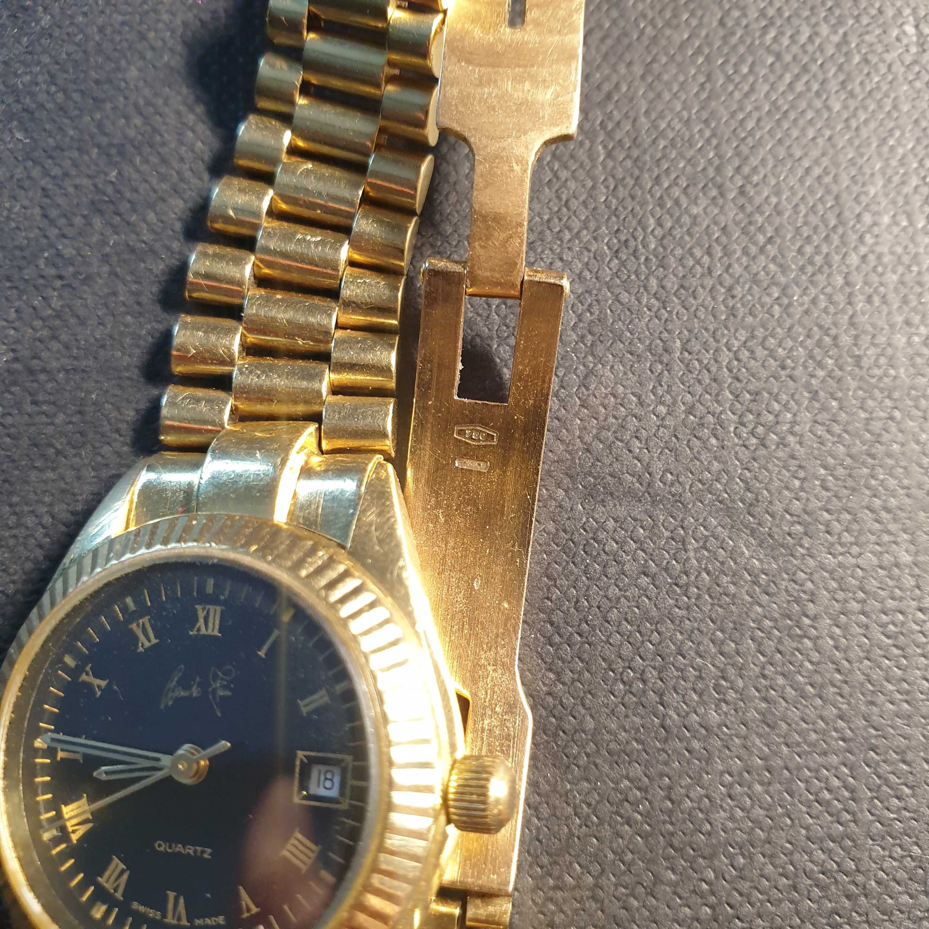 Złoty zegarek 18k pr. 750 53,4g