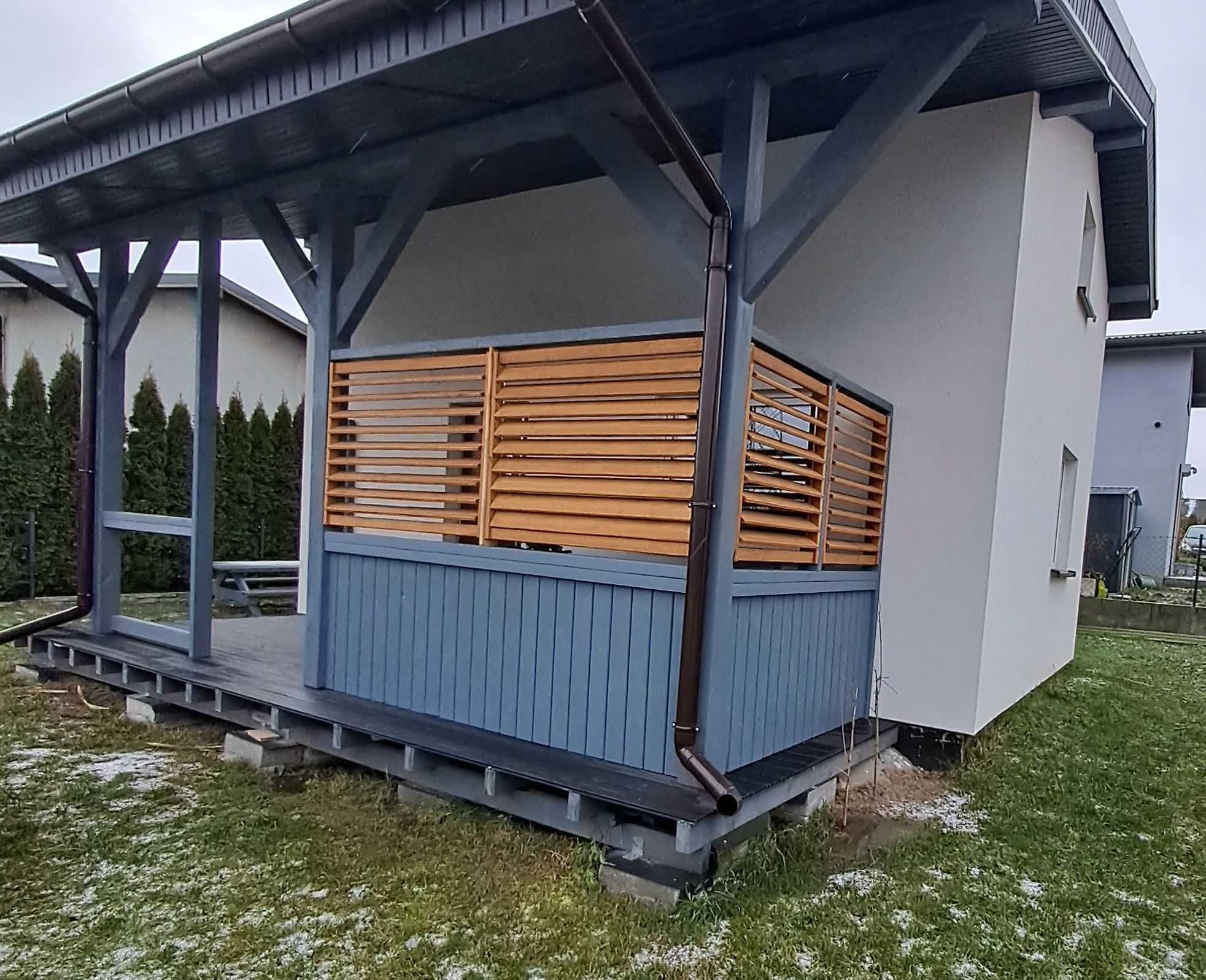 Ruchome żaluzje, ruchome deseczki, pergola, taras, suttersy,  shutters