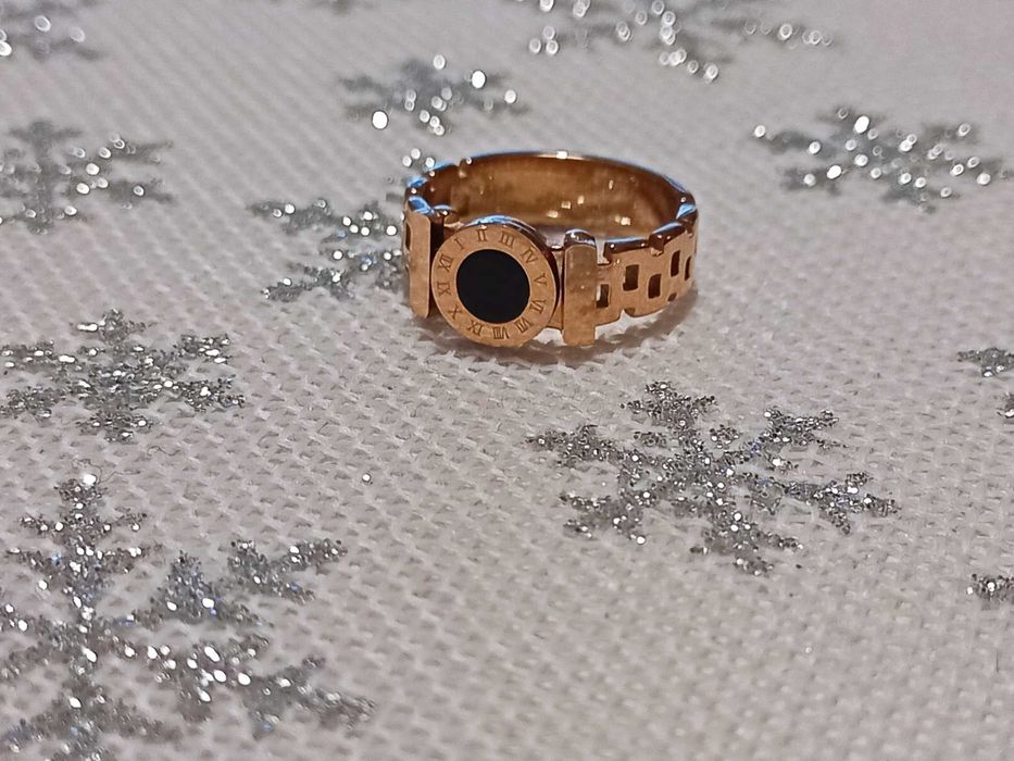 Pierścionek B v l g a r ii różowe złoto r.13 • NOWY • Piękny Prezent