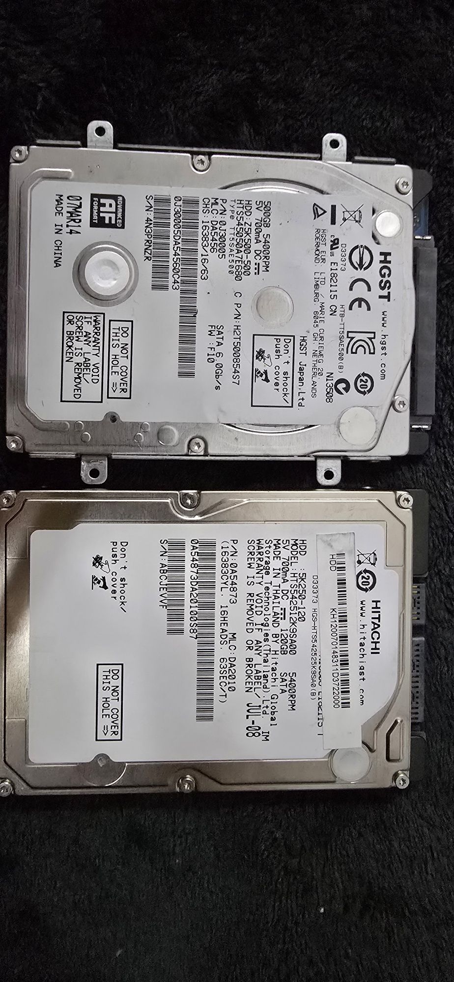 2dyski SATA 500+120