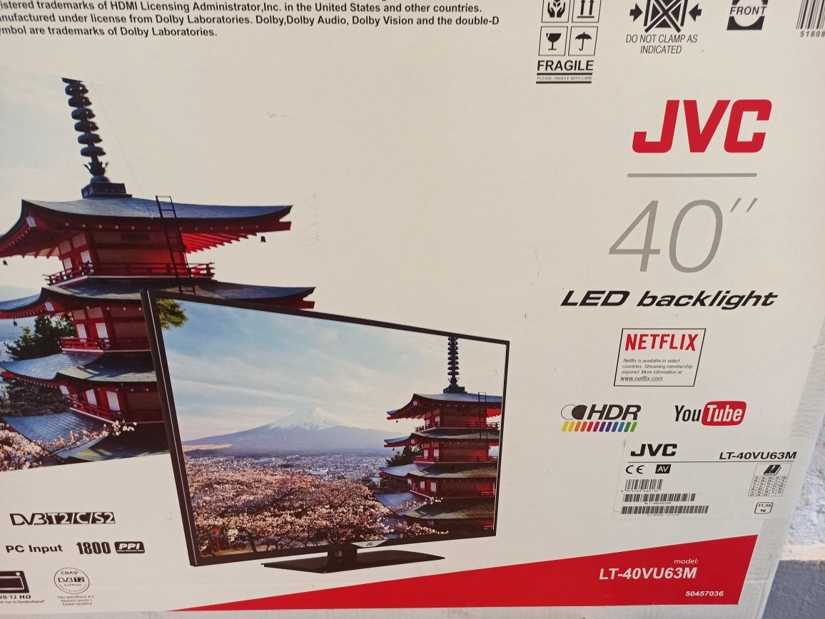 Telewizor Tv JVC JVC LT-40VU63M 4K Smart TV