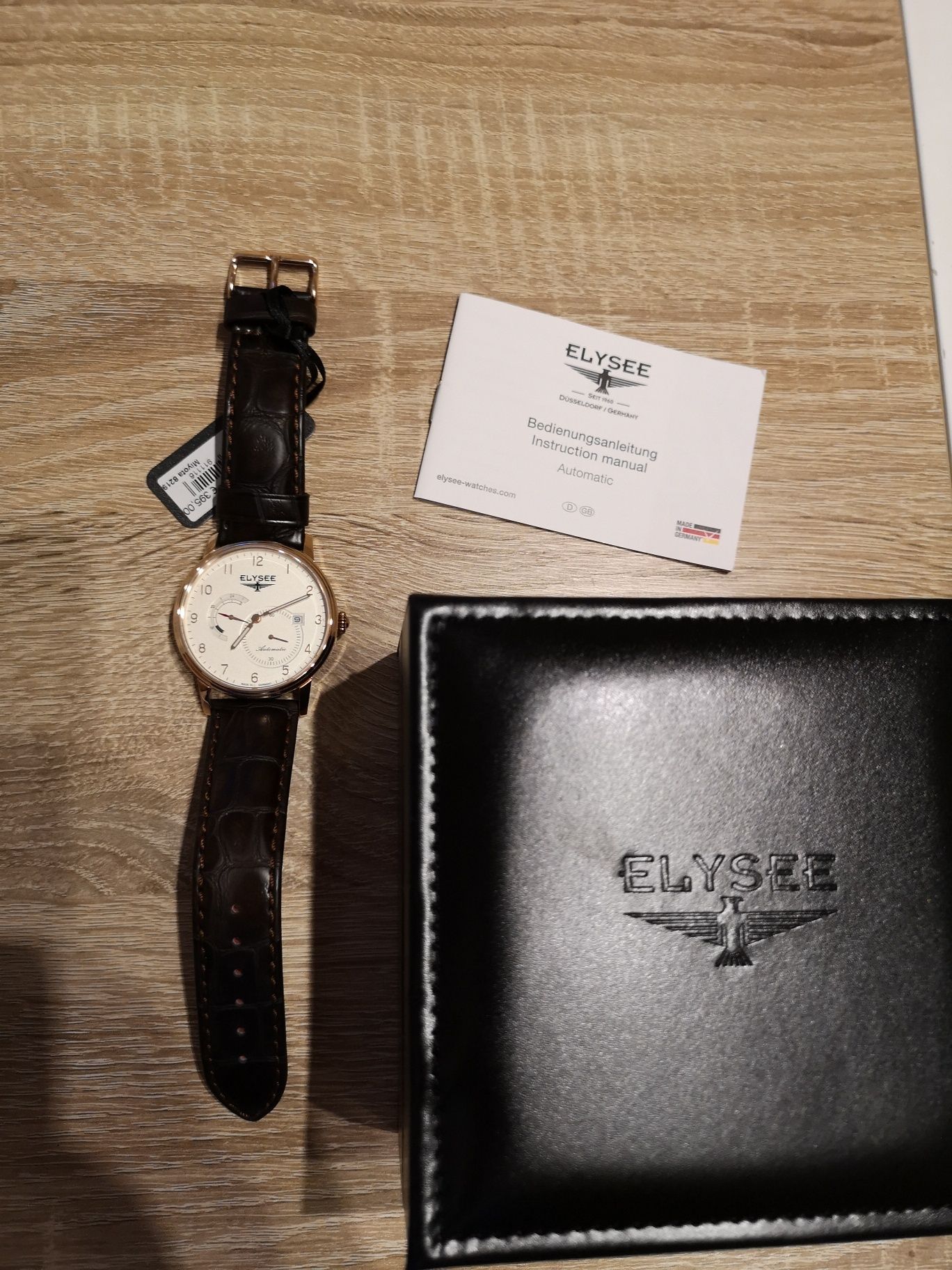 Zegarek Elysee Priamos 77017 złoty automatyczny