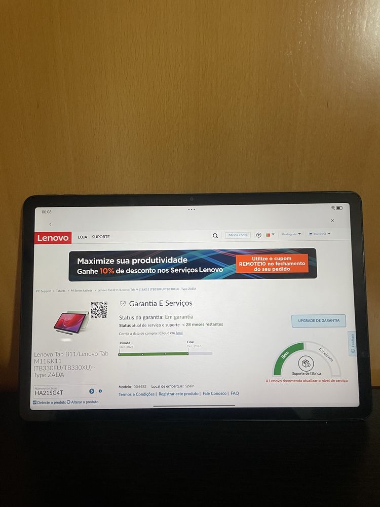 Lenovo Tab M11.