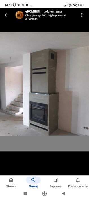 Kompletny kominek Kominek z montażem, kominki obudowa kominka komplet