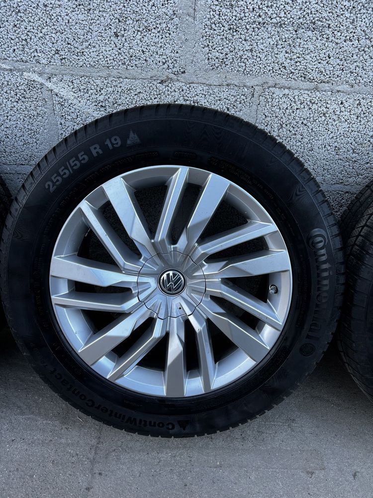 Oryginalne Alufelgi R19 5x112. VW Touareg Opony Zimowe 255/55/19