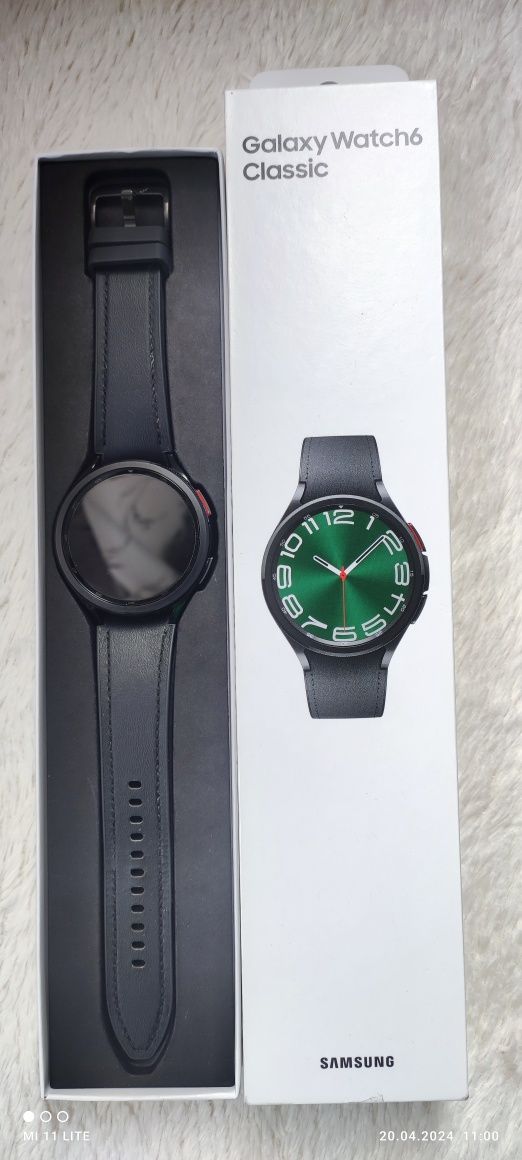 .Смарт-часы Samsung Galaxy Watch 6 Classic 47mm Black .