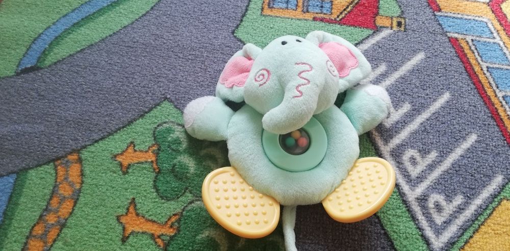 Grzechotka gryzak przytulanka