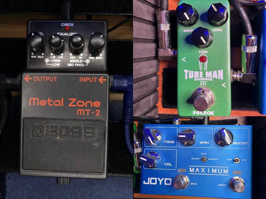 Vendo Pedais de Guitarra - TubeScreamer,  Overdrive, Metal Zone