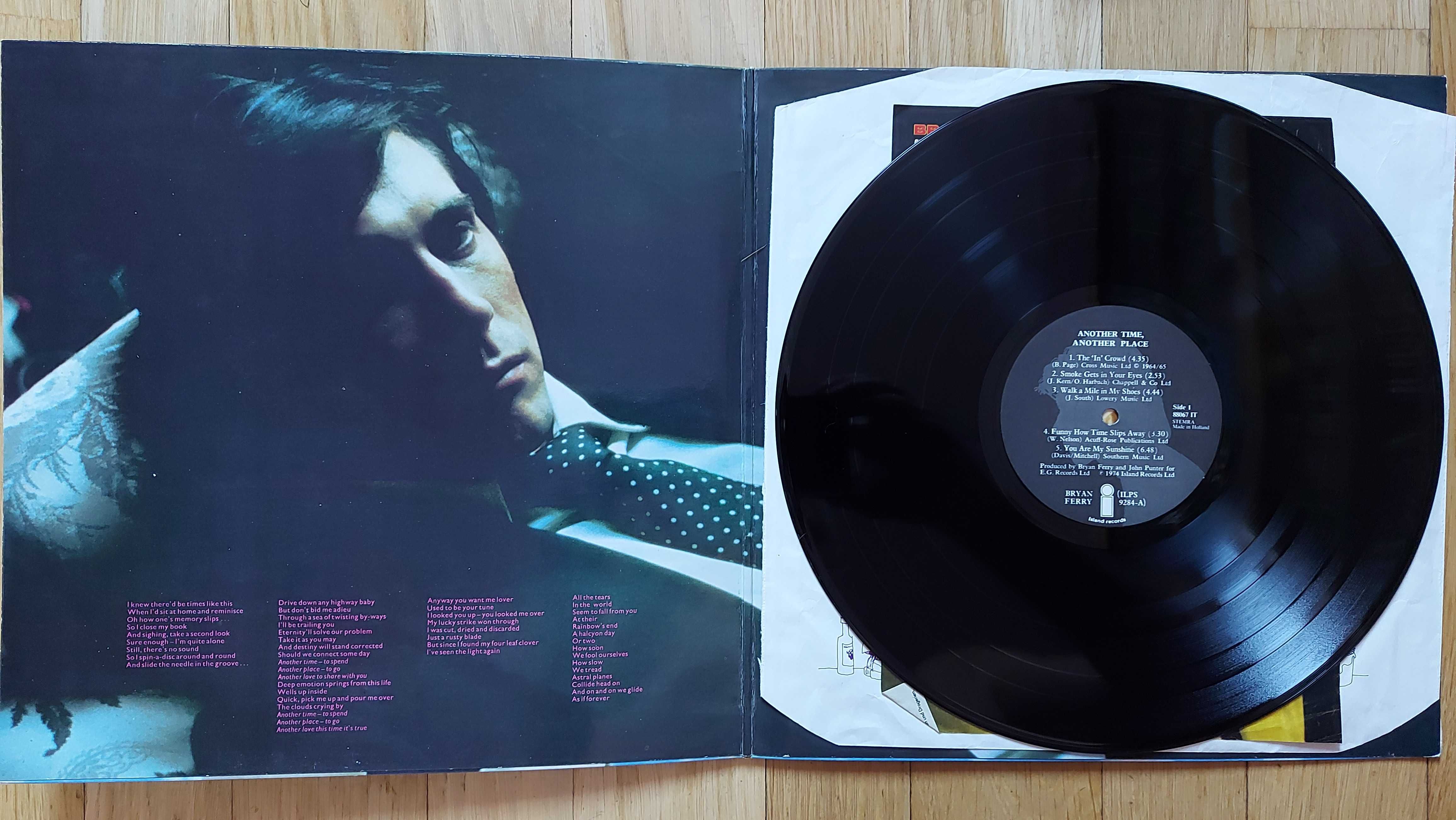 Bryan Ferry ‎Another Time, Another Place  24 Jun 1984 (EX/EX-) + inne