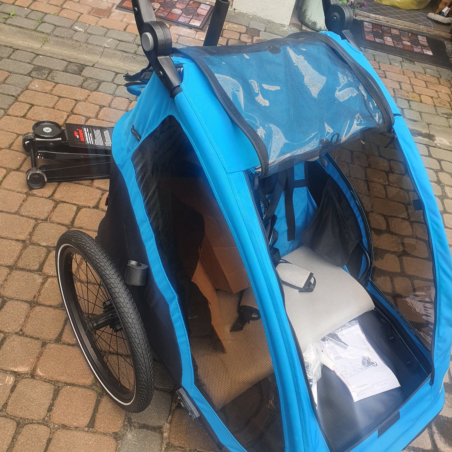 Halfords advanced przyczepka rowerowa