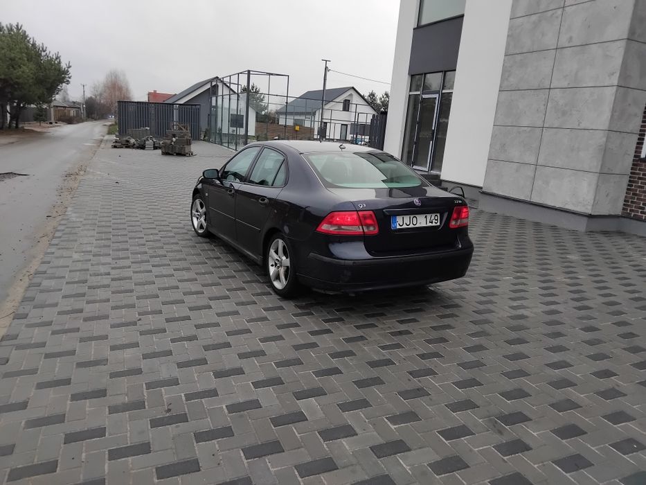Saab 9-3 2.2 tid 2004 г.в. На полном ходу.
