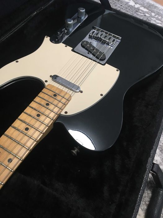 Fender Standard Telecaster MN WPG Black SS czarny Case Made in Mexico