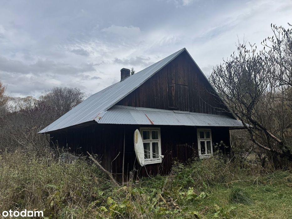Dom i działki 9,5 ha w Bieszczadach (Wojtkówka, gmina Ustrzyki Dolne)