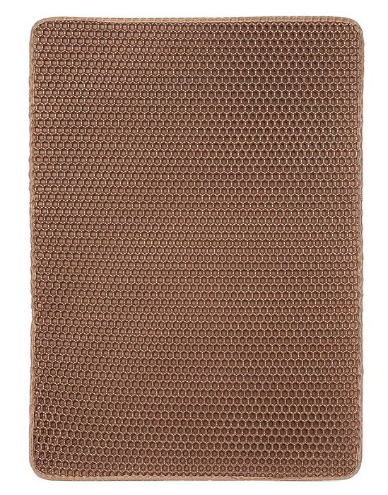 Mata pod kuwetę L 55x75cm kawowa ciemna