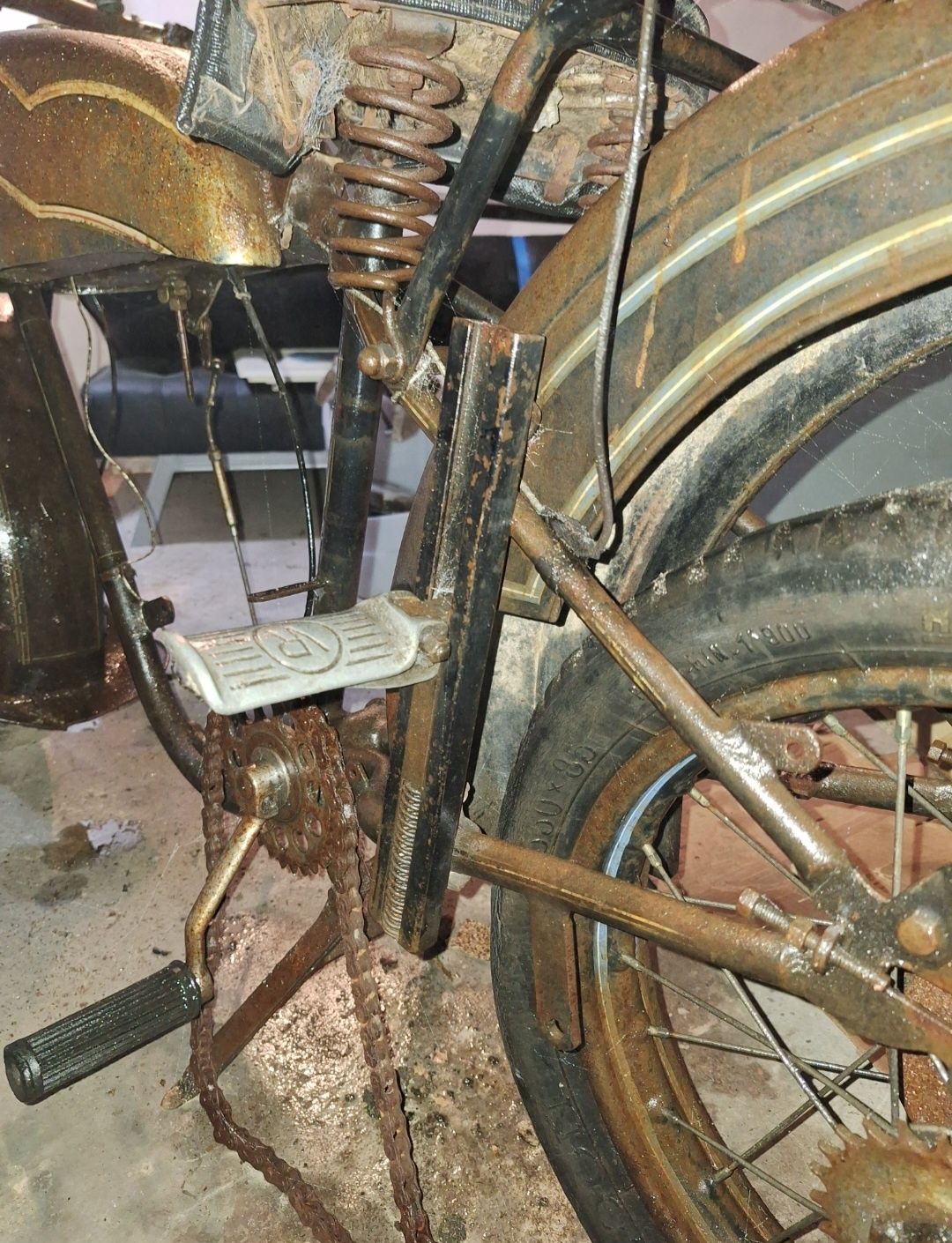 Moto antiga mandille & roux 1938