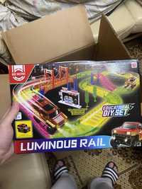 Дитяча залізна дорога  liminous rail лего lego