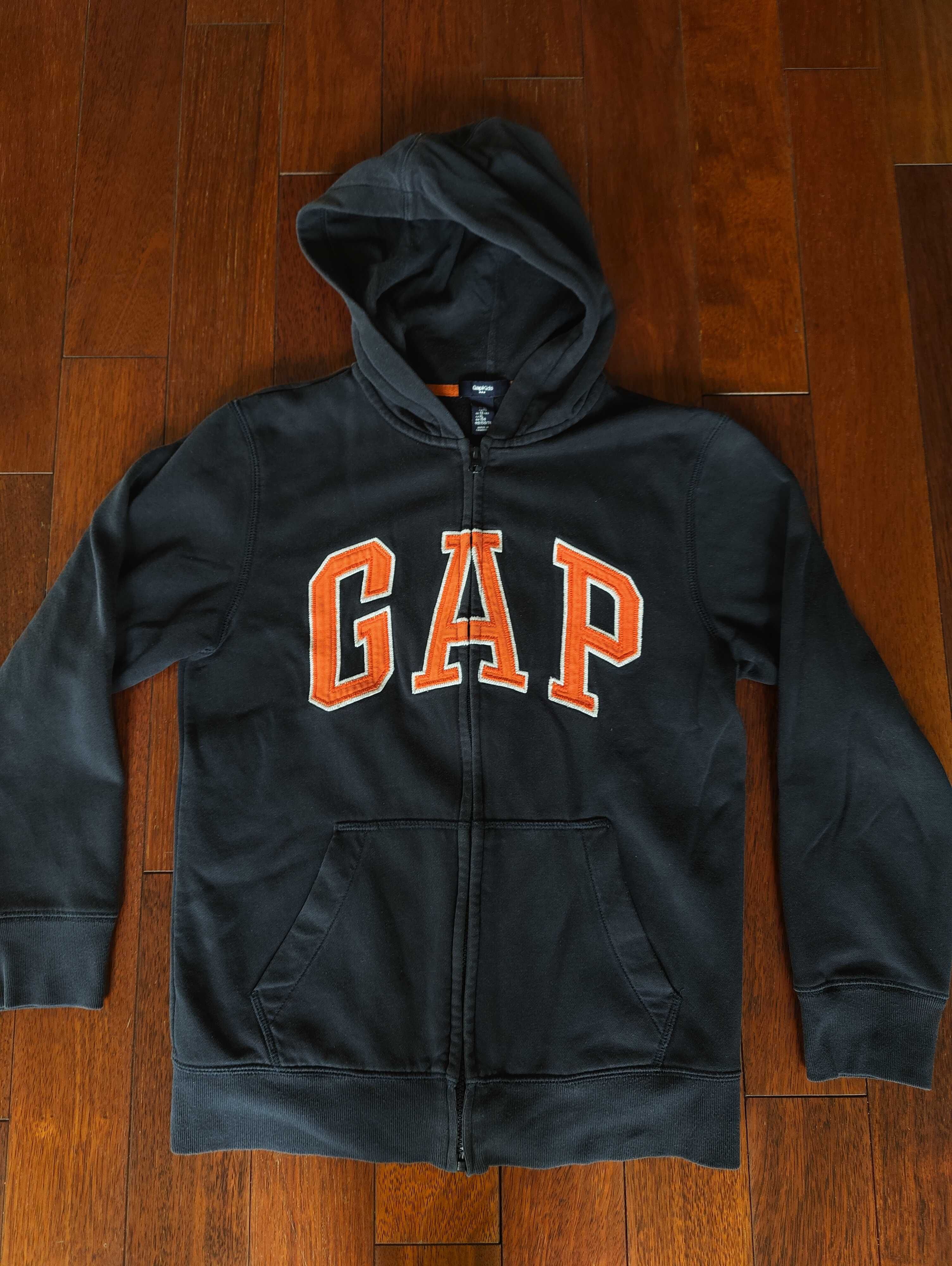 Bluza z kapturem GAP granatowa stan bdn wzrost 150