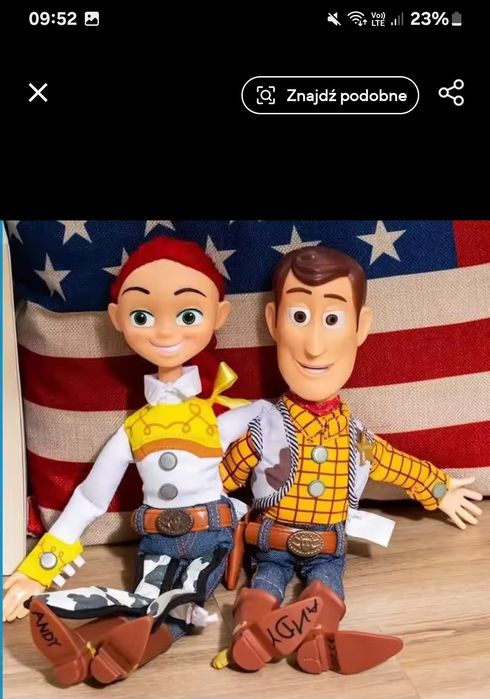 Toy story zestaw chudy jessie i buzz