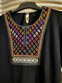 sukienka z haftem w stylu boho, indian style Mohito 40/L