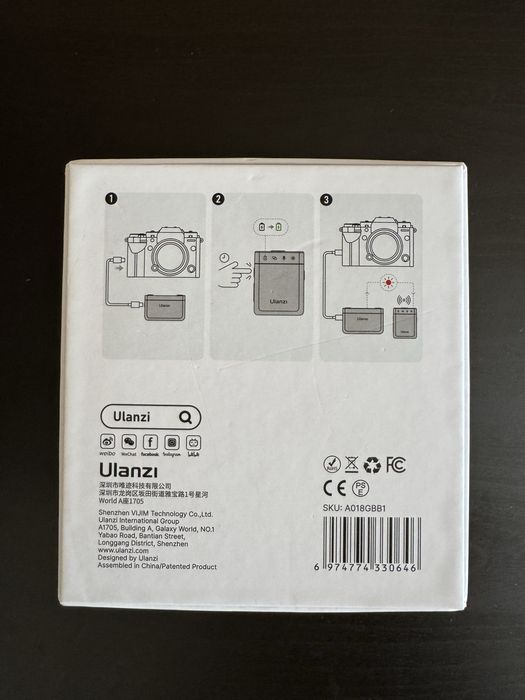 Microfones lapela Ulanzi AM18