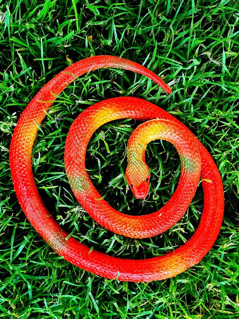 Nowy gumowy wąż długi rozciągliwy zabawki
