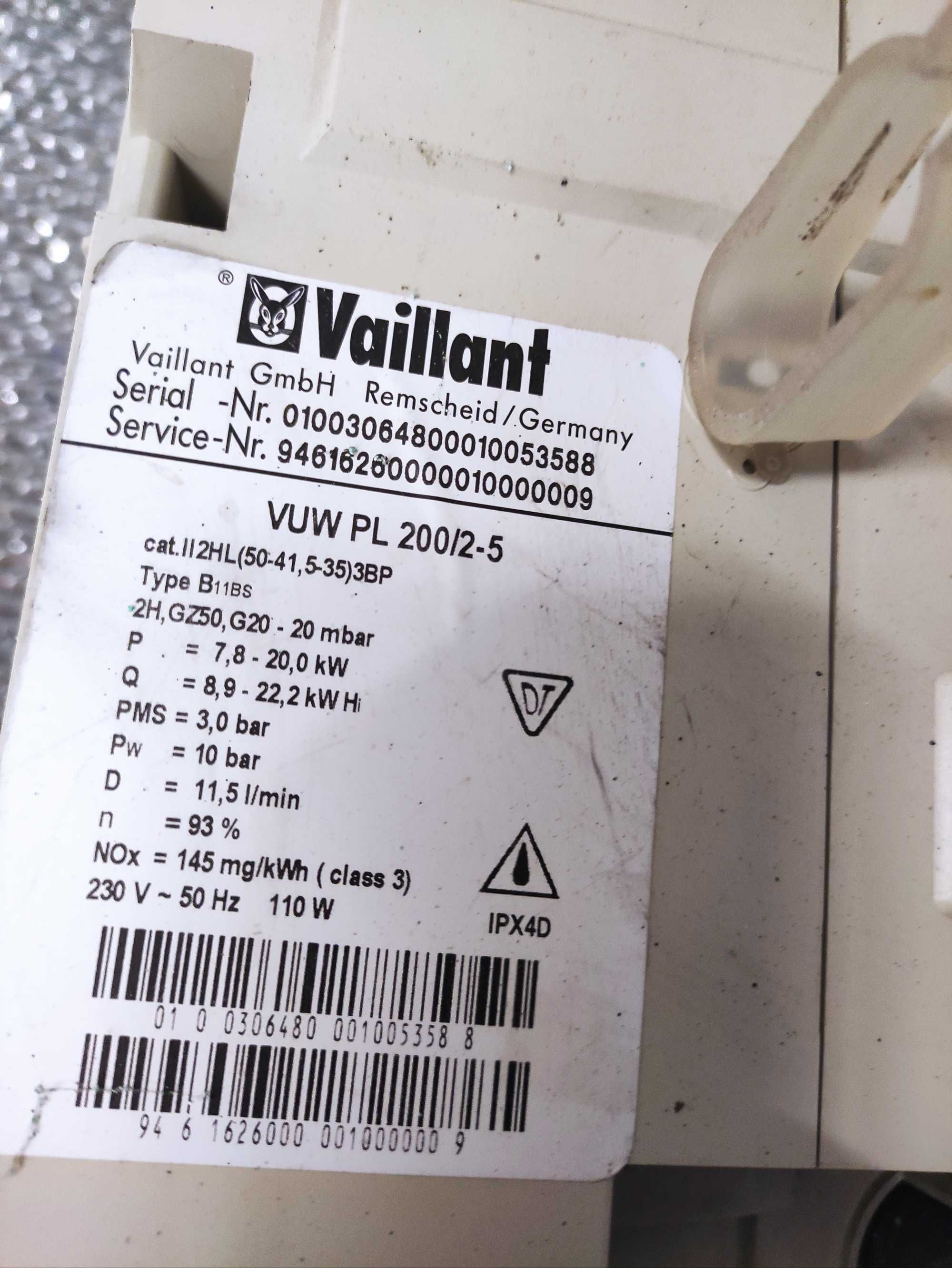 Kocioł gazowy Vaillant VUW PL 200/2-5