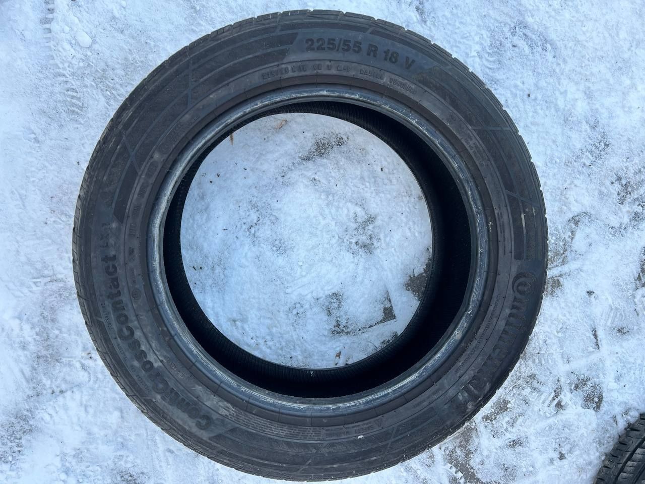 Шини б/у 225/55 R18 Continental комплект, літня резина R18