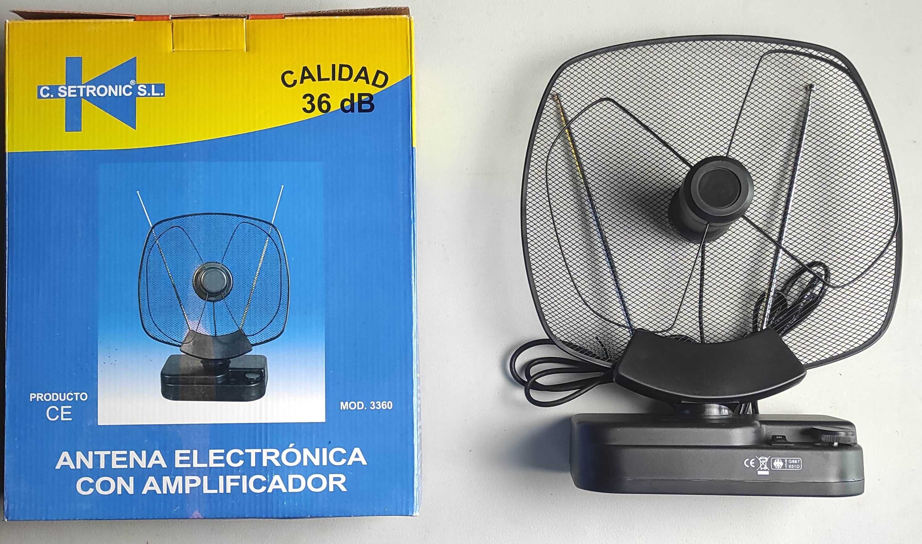 Antena Eletrónica com Amplificador - NOVA