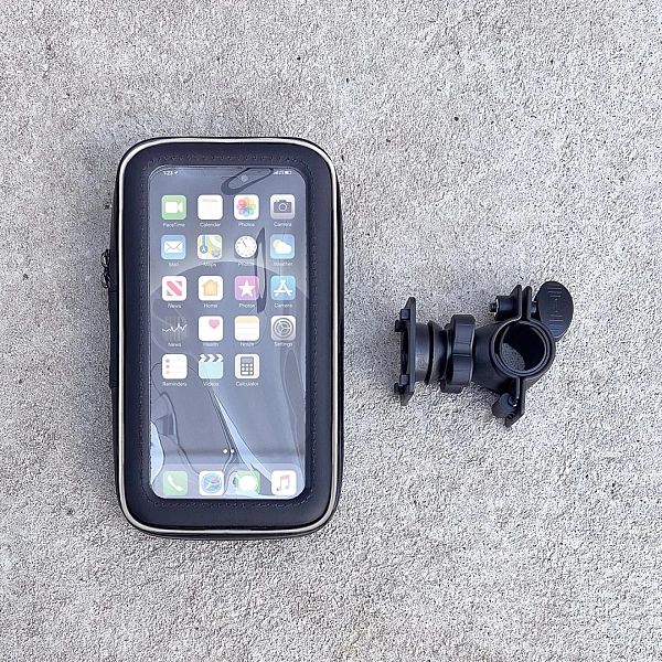 Wozinsky uchwyt na telefon do roweru, motocykla, hulajnogi czarny (WBH