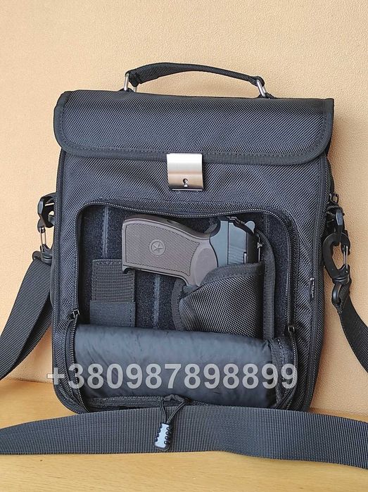 Сумка через плече мужская сумка кобура для скрытого ношения оружия