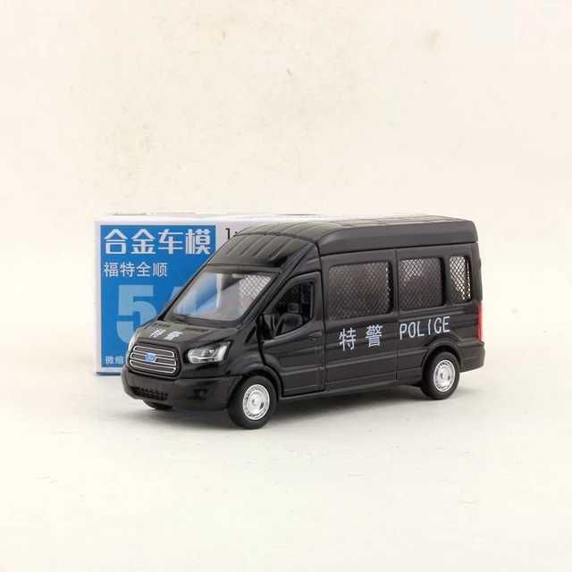 Kultowe auta modele samochody Ford Transit policja 1/52 Welly CaiPo