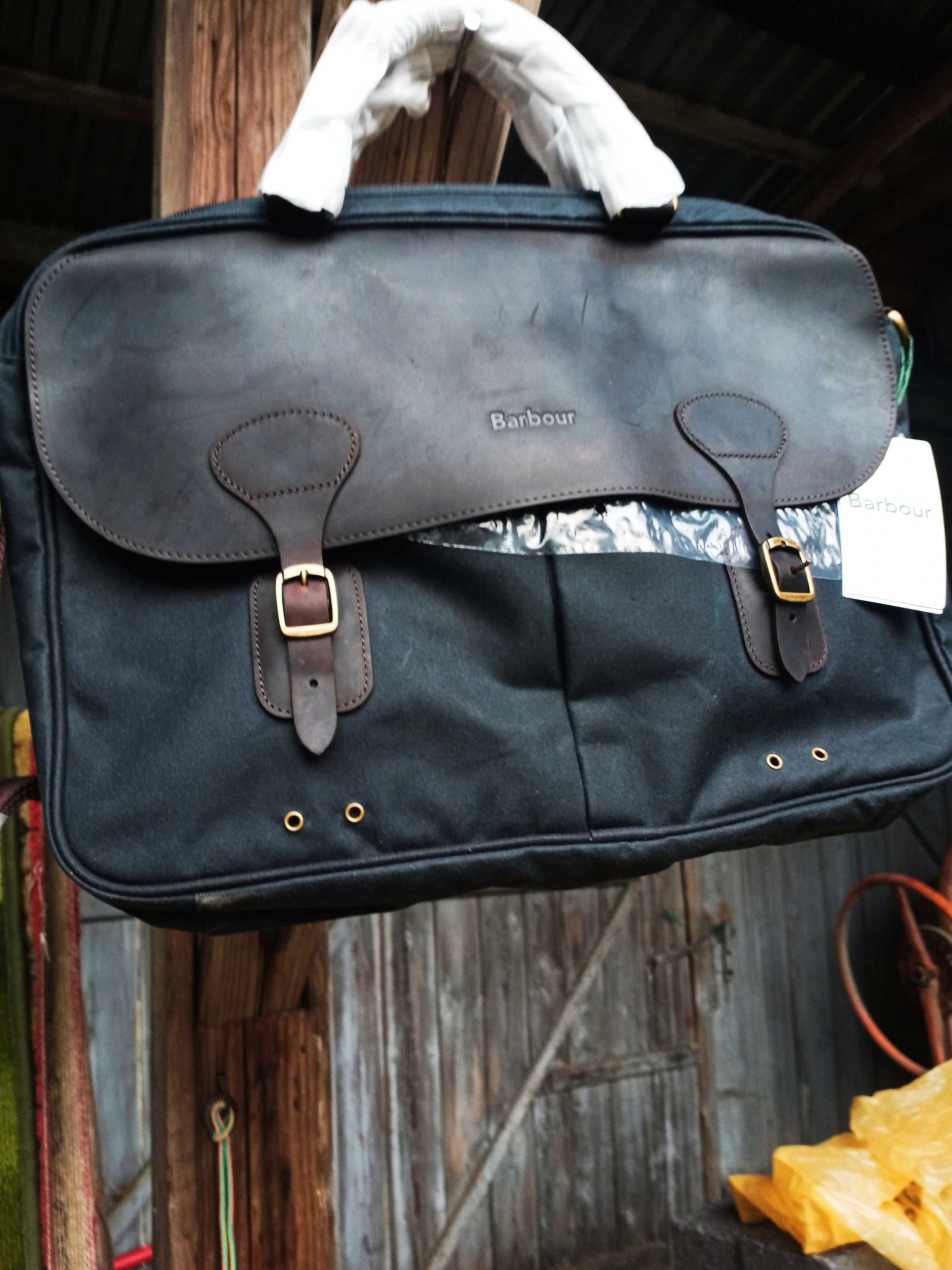 Torba Barbour na laptopa aktówka biznesowa