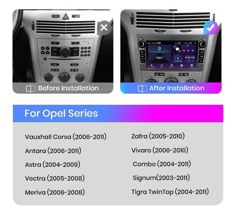 Radio nawigacja Opel Astra Zafira Corsa Combo Vectra Vivaro Antara