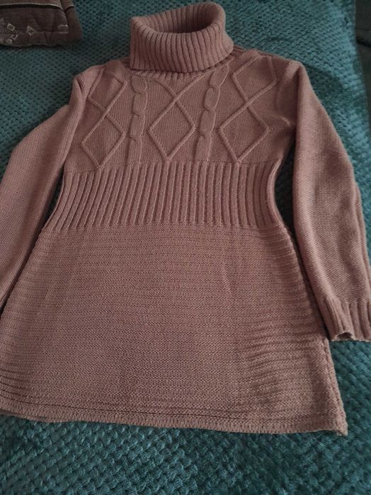 Ciepły golf w kolorze miodowym