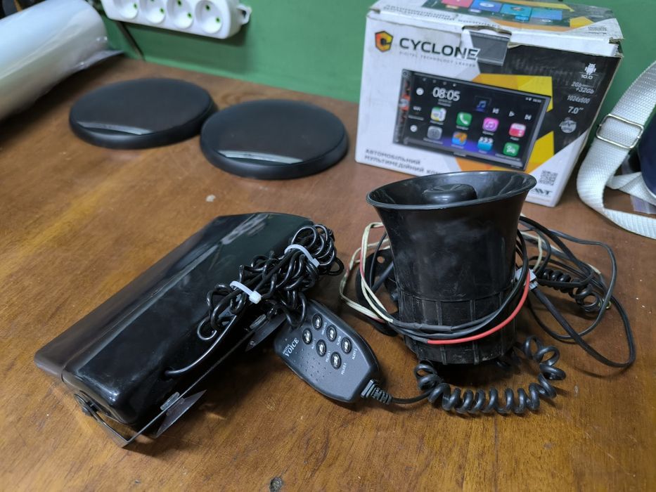 Рация громкоговоритель проблесковый маяк