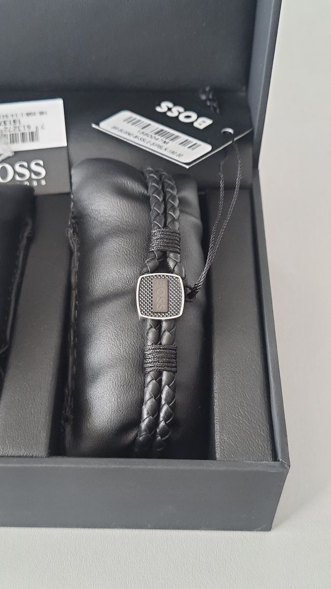 Nowy Zestaw Hugo Boss: Zegarek, bransoletka, pudełko