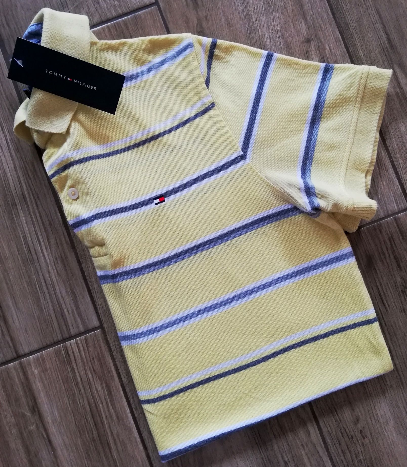 Tommy Hilfiger oryginalny męski t-shirt polo koszulka