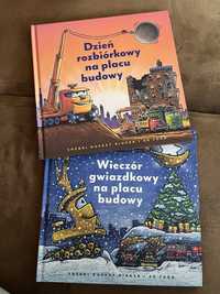 Dzień rozbiórkowy na placu budowy, wieczór gwiazdkowy na placu budowy