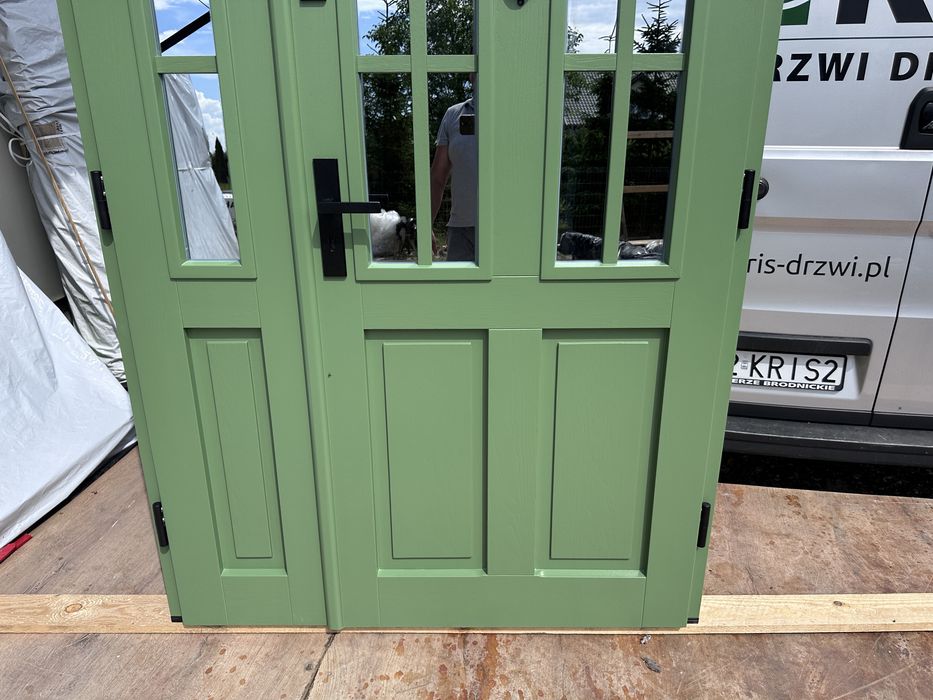 Drzwi Drewniane dwuskrzydłowe 141x235 Cała Polska nietypowe