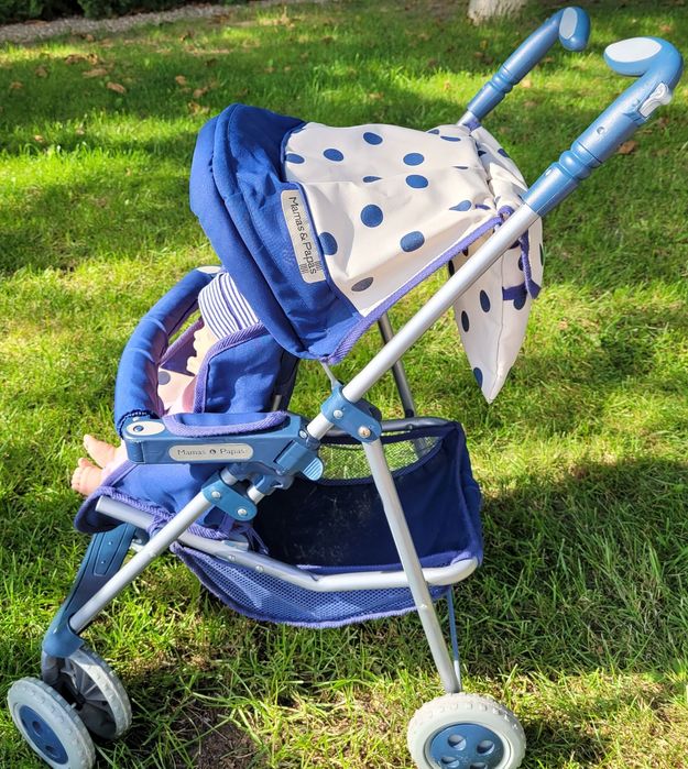 Wózek spacerówka dla lalki Mamas&papas + lalka bobas