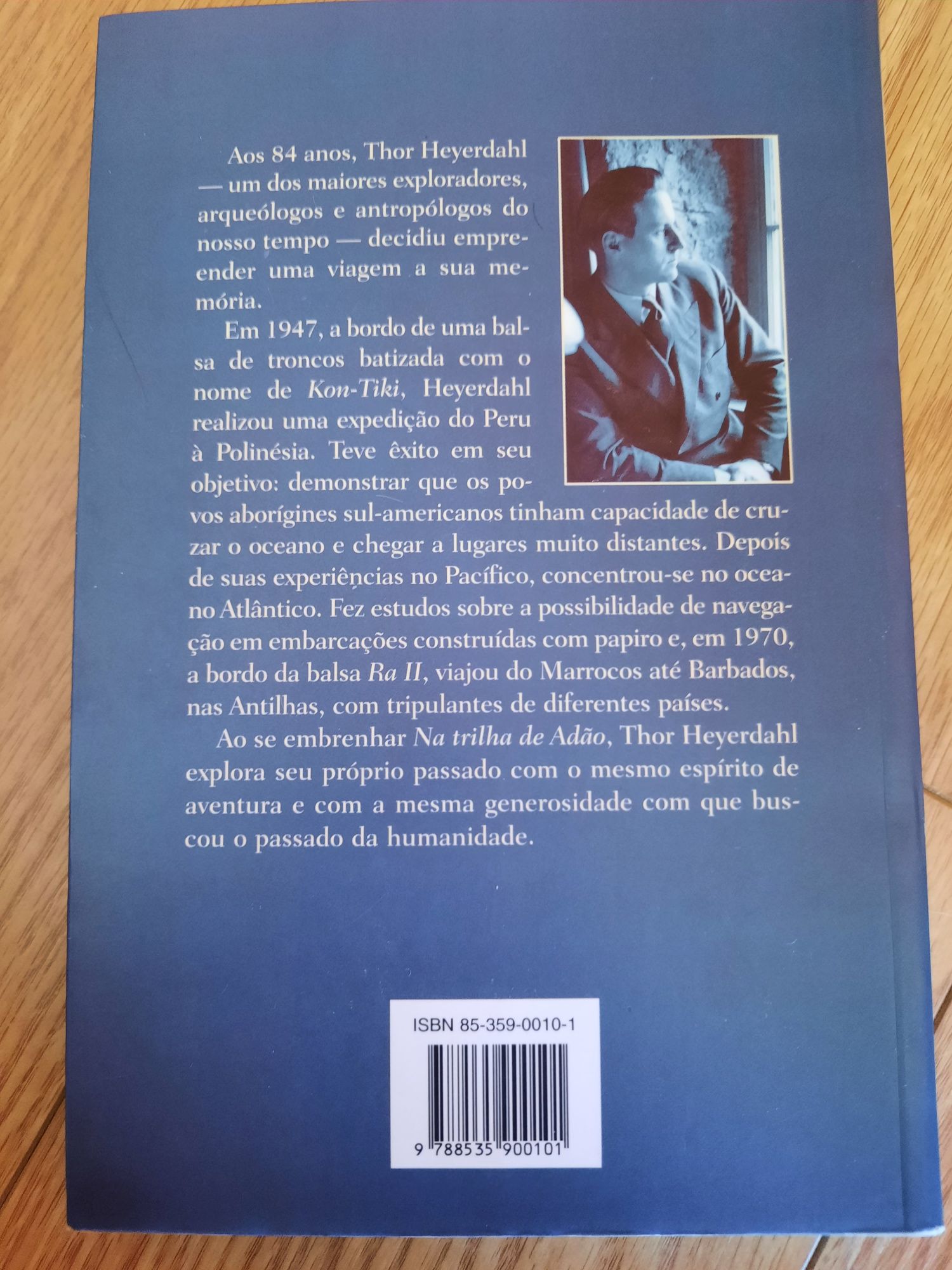 Na Trilha de Adão - autobiografia de Thor Heyerdahl