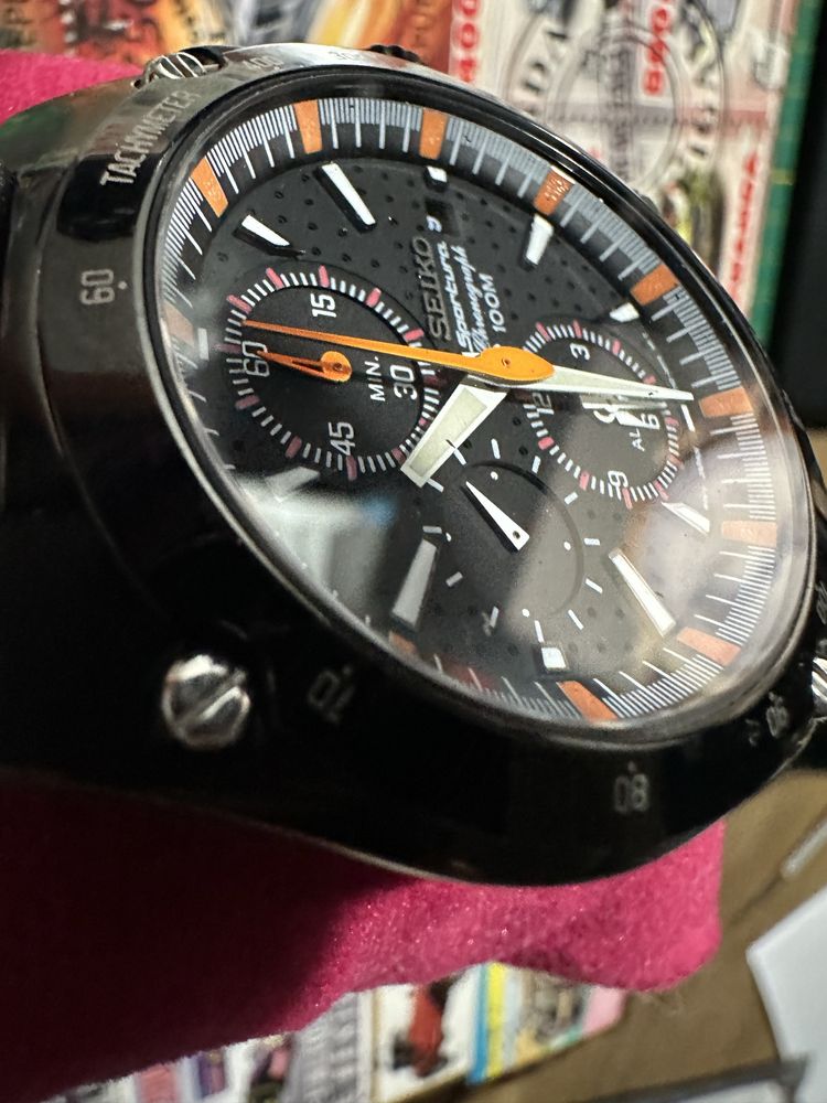 Seiko Sportura Chronograph, Alarm, 100m WR