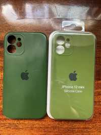 iPhone 12mini Silicone  Case . Бампер , чехол . 2 шт .