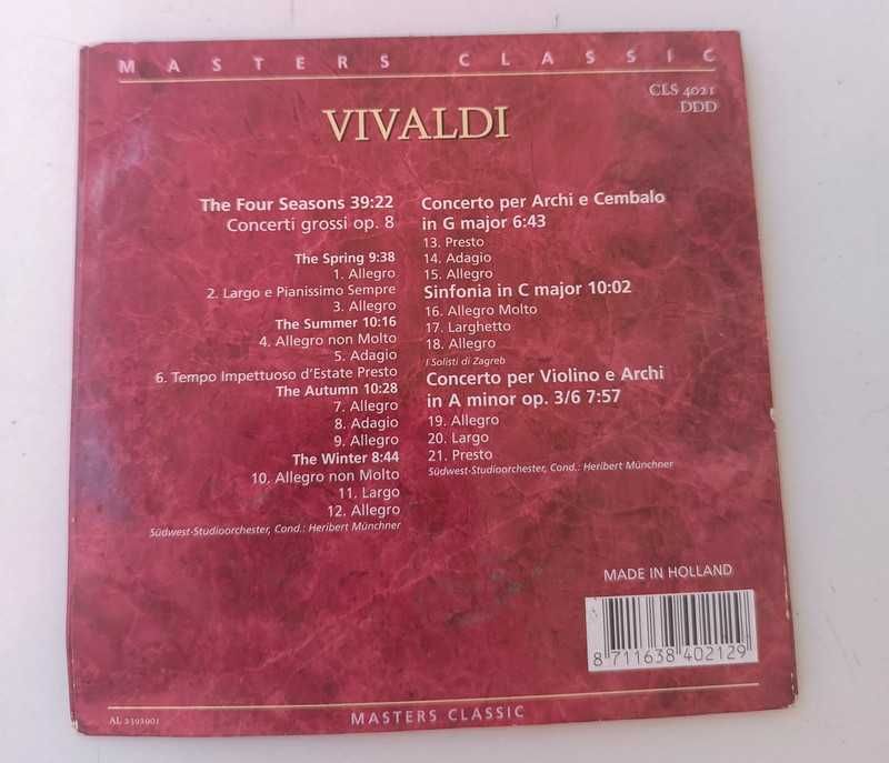 CD Vivaldi - Música clássica