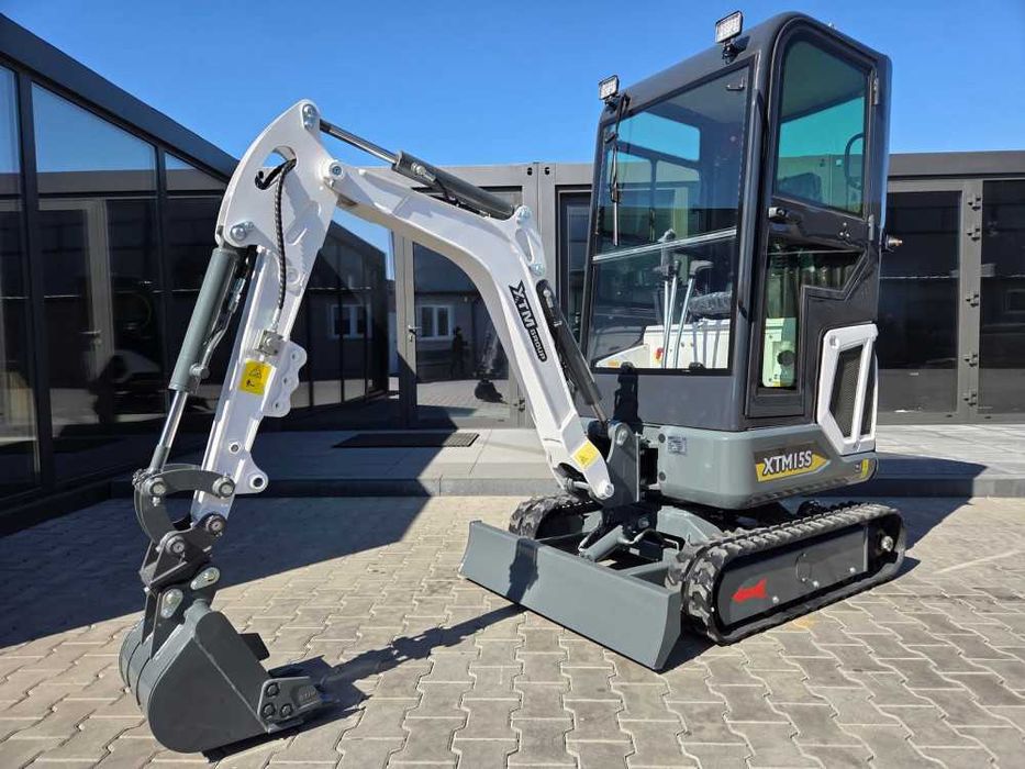 XTM X15s z kabiną 2025 Mini Koparka NOWA silnik KUBOTA ZULBiT Olsztyn